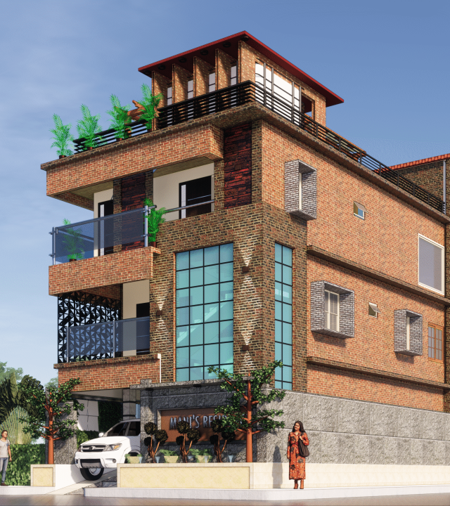 Planning-Proposed elevation for MR.Manikrishna in Tadepalligudem